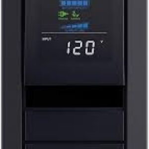 CyberPower CP850PFCLCD PFC Sinewave UPS System, 850VA/510W, 10 Outlets, AVR, Mini-Tower